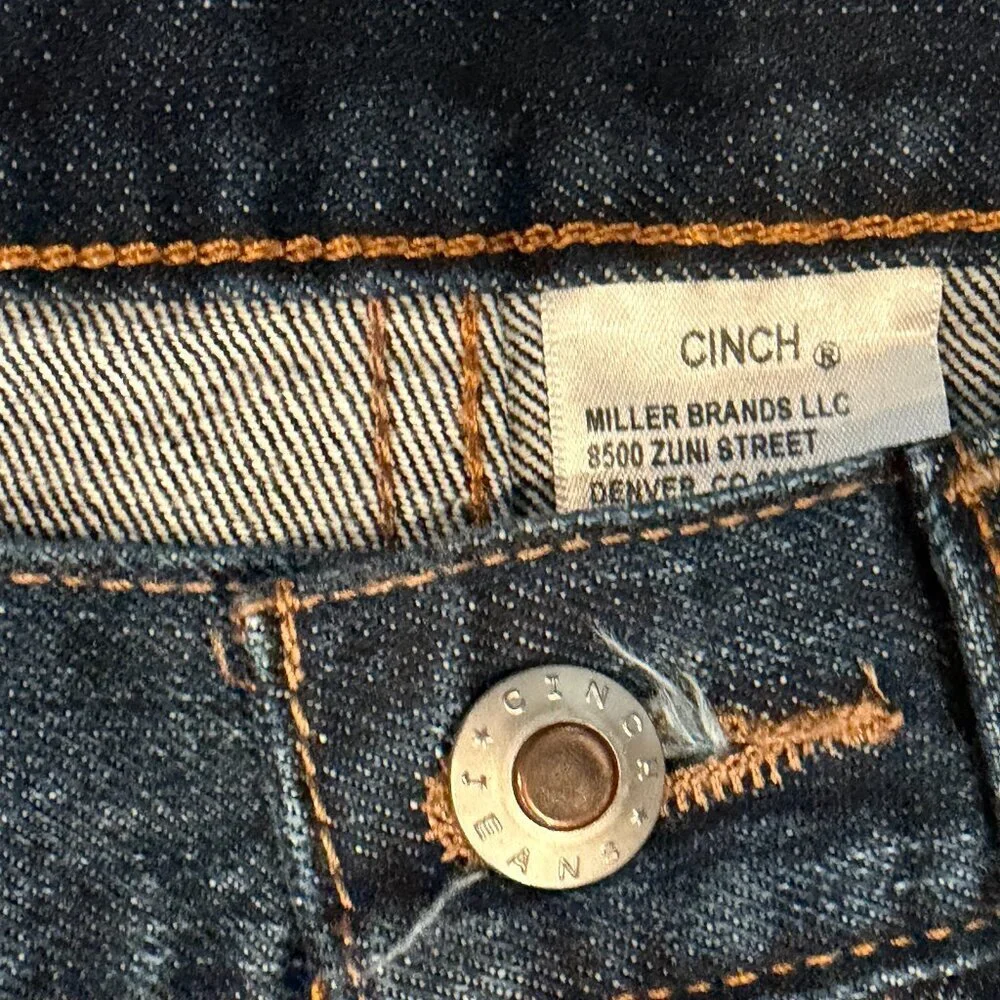 Cinch Silver Label Men's Jeans - Size 33x30 - Medium Dark Denim -VERY Good Cond.